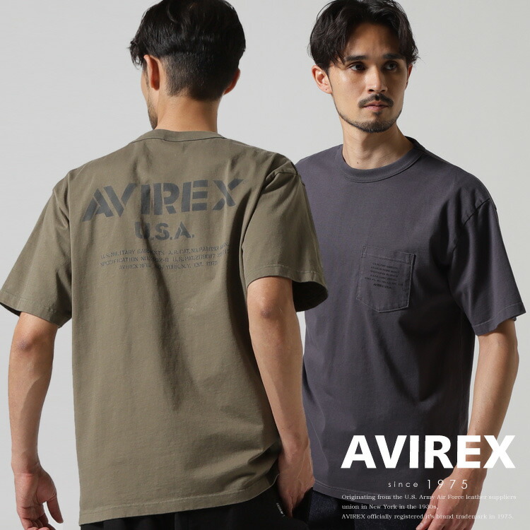 *AVIREX* \"SMJ 101\" 半袖Ｔシャツ WEB&DEPOT限定》