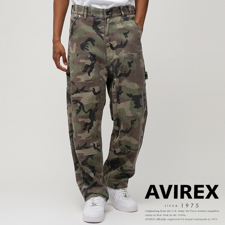 楽天市場】AVIREX 公式通販｜SWEAT PAINTER PANTS ”REAL TREE CAMO