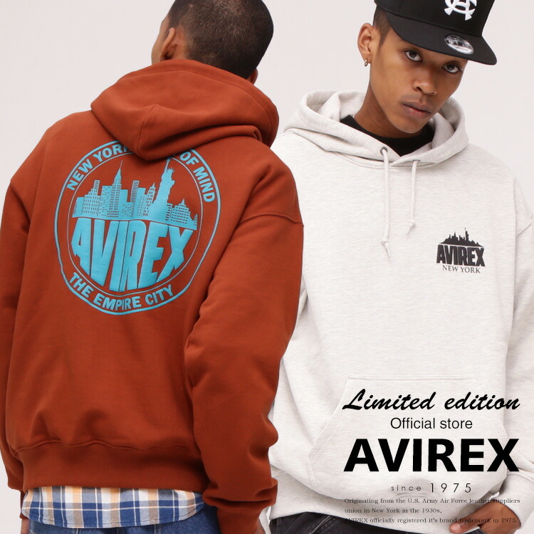 AVIREX 公式通販| 《WEB限定》NEW YORK CITY ESCAPE PULLOVER HOODIE/ニューヨークシティ エスケープ プルオーバー フーディー (アビレックス アヴィレックス) メンズ 男性 レディース 女性 男女兼用 ユニセックス