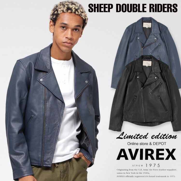 楽天市場】アウトレット AVIREX アヴィレックス SHEEP DOUBLE RIDERS