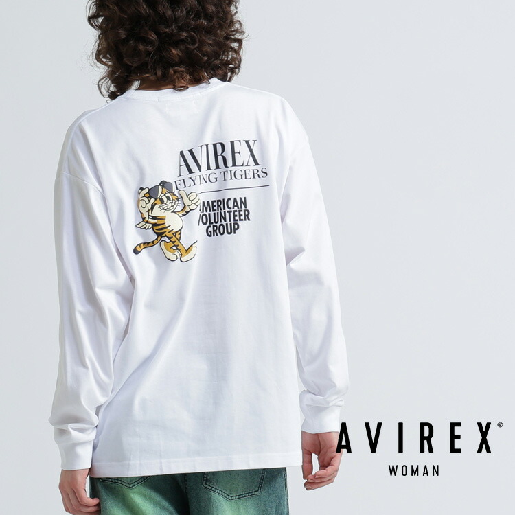 ★SALE｜AVIREX 公式通販｜ 《WOMAN》FLYING TIGERS T-SHIRT/フライングタイガーTシャツ (アビレックス アヴィレックス)レディース 女性 ※セール品につき交換 返品不可