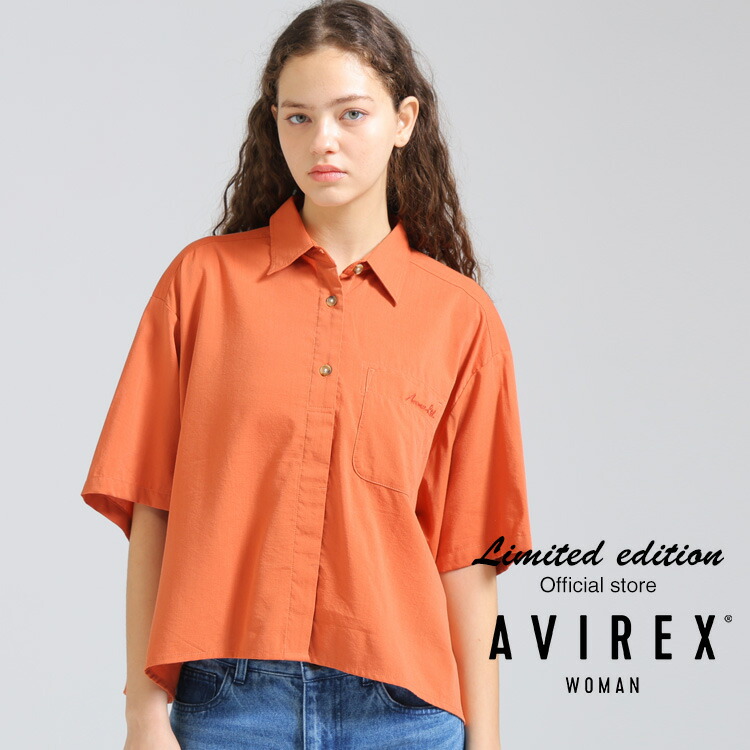 AVIREX 公式通販｜《WOMAN/直営店限定》H/S BACK GATHER DETAILS SHIRT/バックギャザー ディテール シャツ(アビレックス アヴィレックス)レディース 女性｜AVIREX