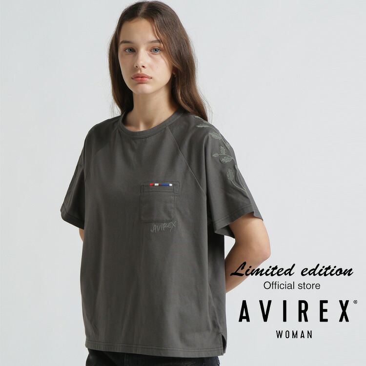 AVIREX 公式通販｜ 《直営店限定》HAND STITCHED STYLE T-SHIRT/ハンドステッチ スタイル Tシャツ (アビレックス アヴィレックス)レディース 女性