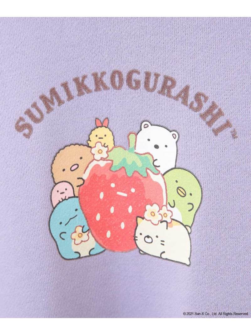 100 140 すみっコぐらしバックフリルトレーナー A V V アー