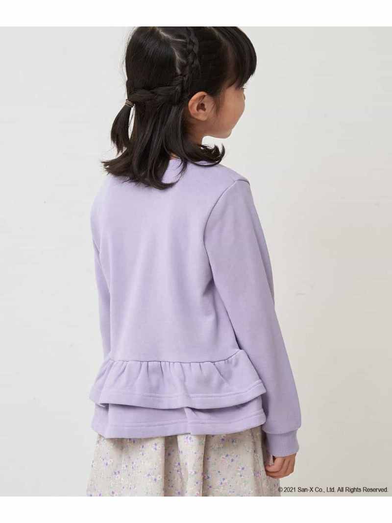 100 140 すみっコぐらしバックフリルトレーナー A V V アー