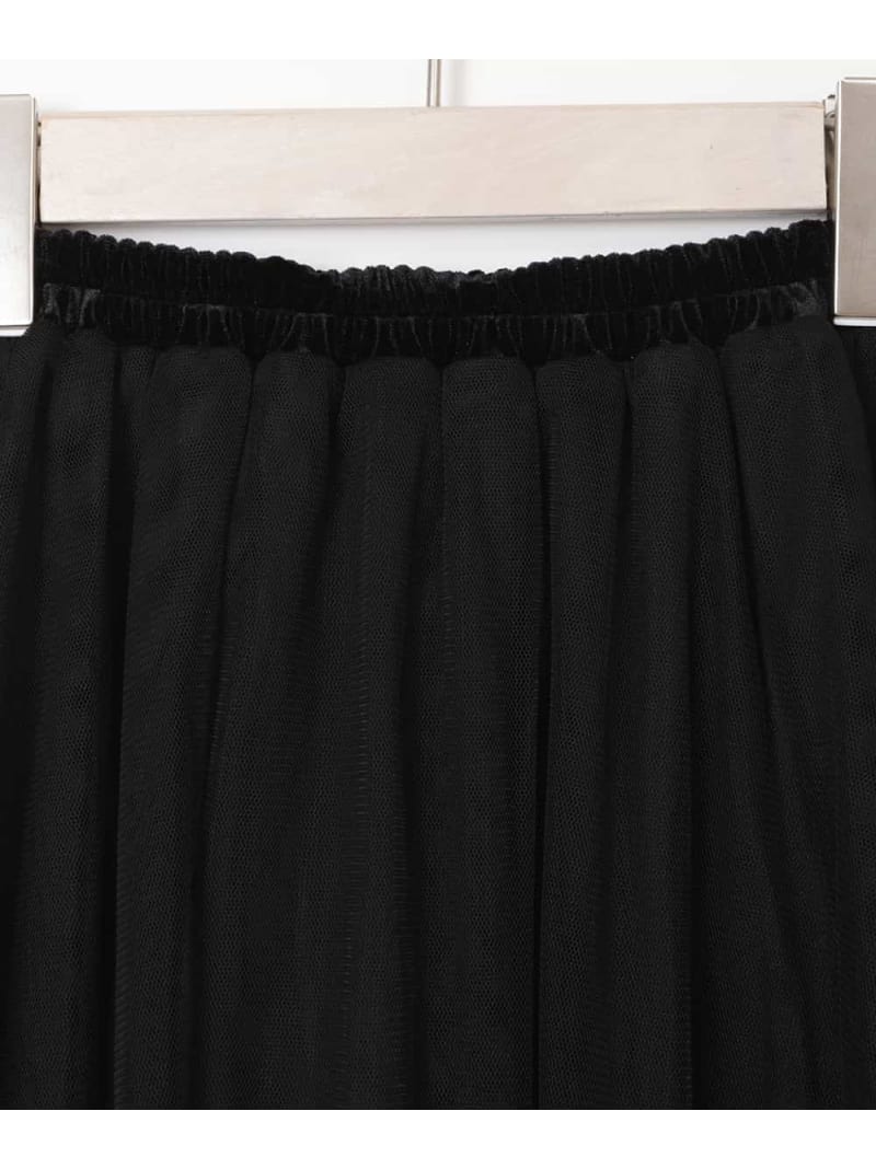 100 130 チュールロングスカート アー A V V ヴェ スカート