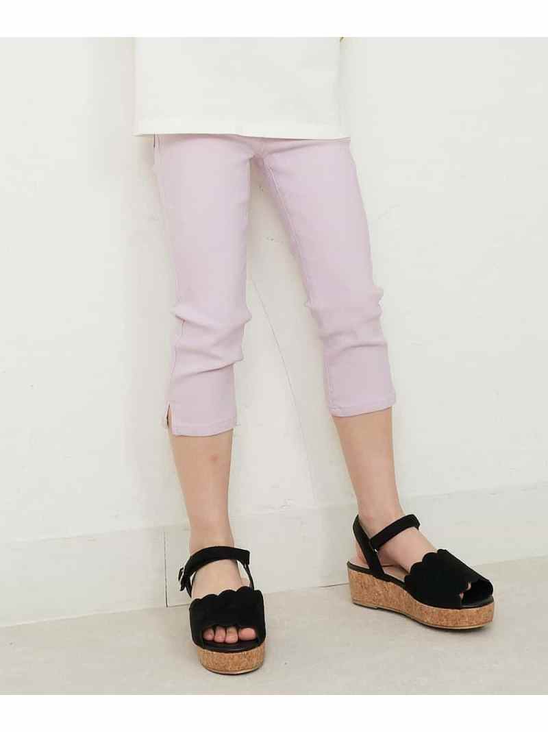 140 150 スッキリストレッチスキニー七分丈パンツ アー パンツ ヴェ A V V