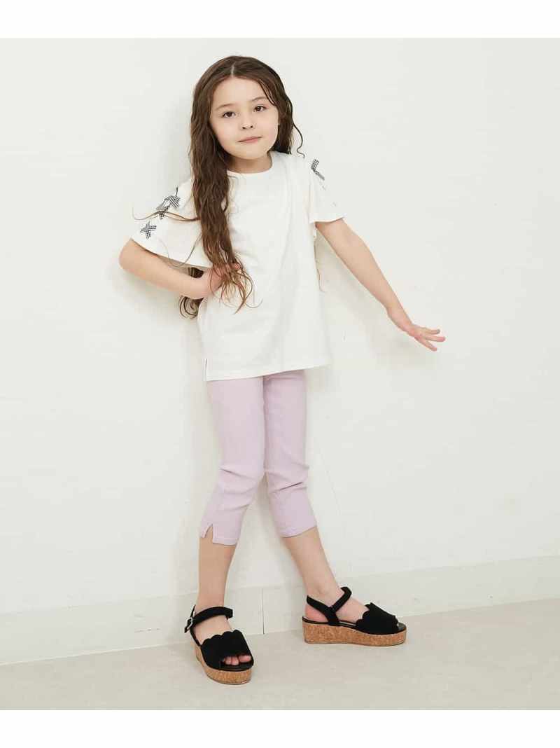 140 150 スッキリストレッチスキニー七分丈パンツ アー パンツ ヴェ A V V