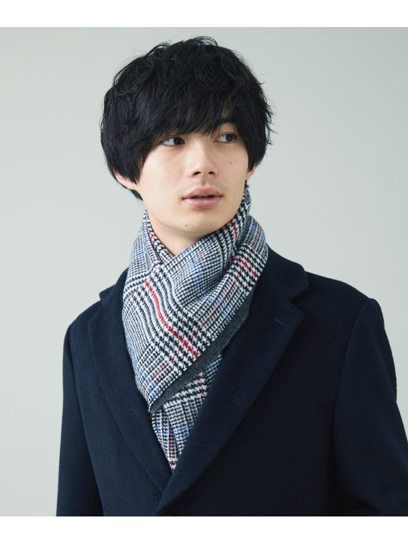 【楽天市場】【SALE／40%OFF】リバーシブルグレンチェックマフラー a.v.v アー・ヴェ・ヴェ ファッション雑貨 マフラー・ストール