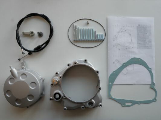 AGAIN アゲイン ラック&ピニオン式 クラッチカバーSET CB400FOUR 空冷|motofellow