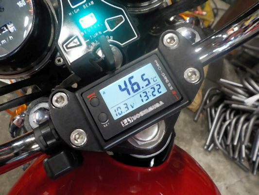 AGAIN アゲイン ヨシムラ油温計ホルダー CB400FOUR 空冷｜motofellow