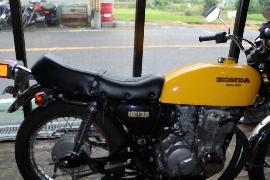 AGAIN アゲイン 純正表皮 前アンコ抜きシート CB400FOUR 空冷