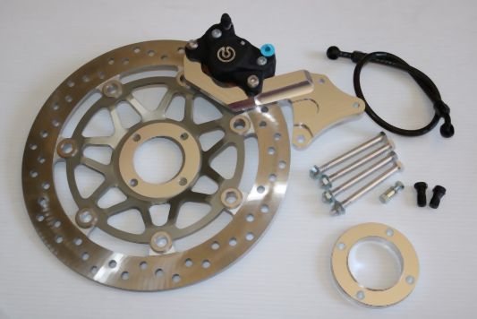 AGAIN アゲイン ブレンボキャリパー ブレーキKIT ブラックキャリパー CB400FOUR 空冷