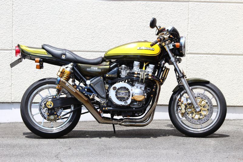 AMERICAN DREAM アメリカンドリーム Neoショートマフラー UPタイプ チタン クエンチング ゼファー1100|motofellow