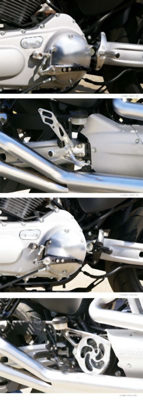 BabyFace ベビーフェイス パフォーマンスステップキット ブラック ハーレー XR1200 09-12