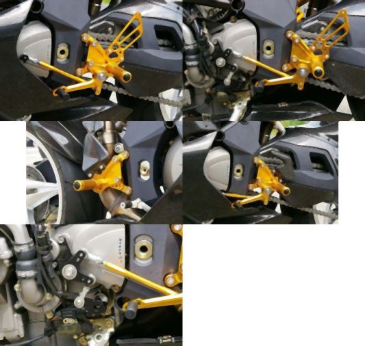 BabyFace ベビーフェイス パフォーマンスステップキット レースシフト ゴールド MVアグスタ F4 98-09