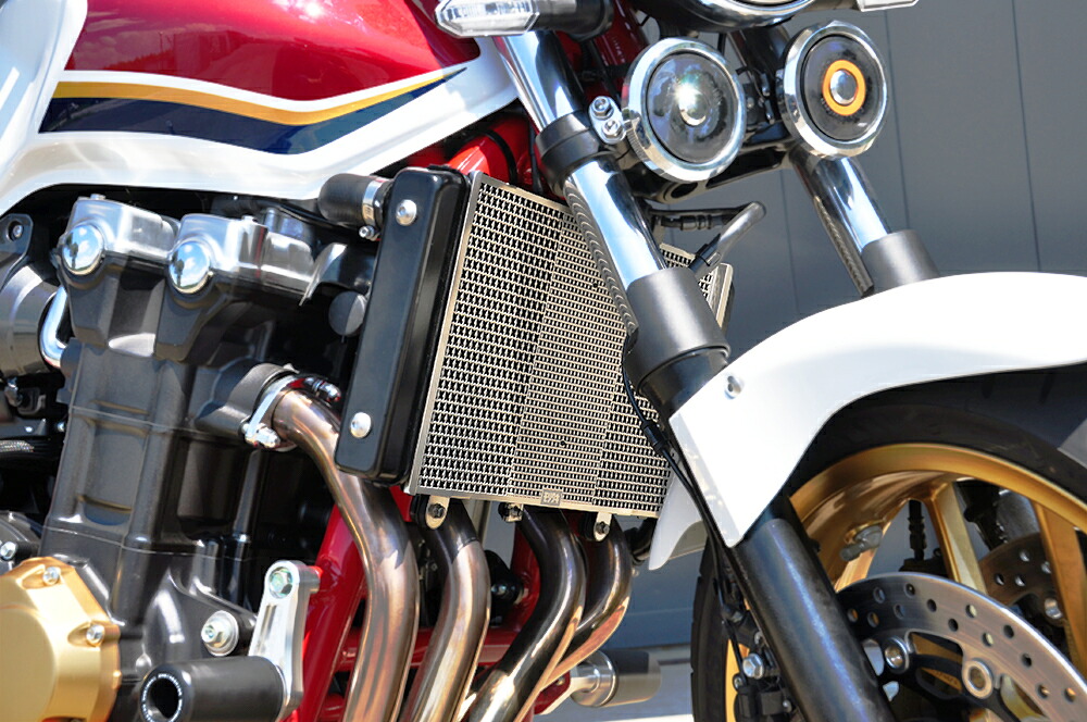 MORIWAKI モリワキ ラジエターコアガード シルバー CB1300SF ’05- CB1300SB ’07-|motofellow