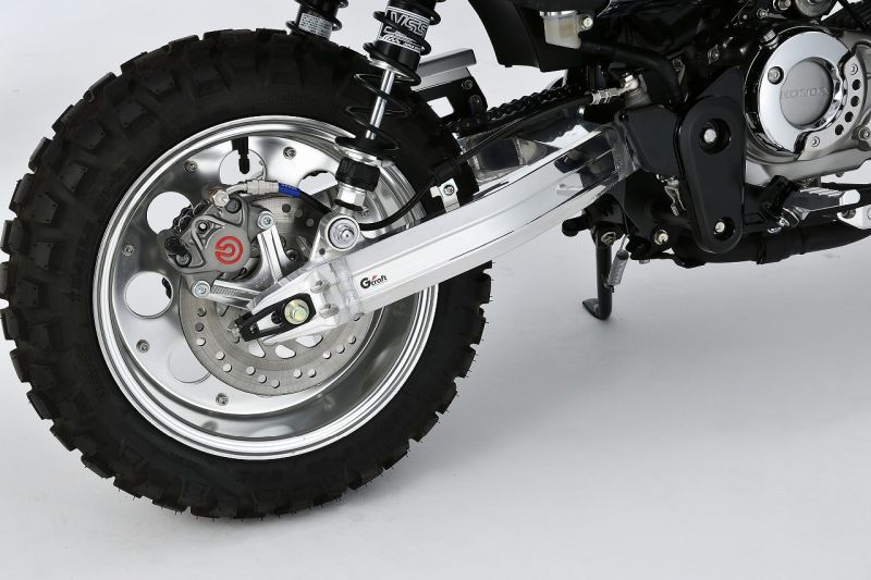 Gcraft Gクラフト リアブレーキホース ブレンボ2P上用 +6cm対応 モンキー125｜motofellow