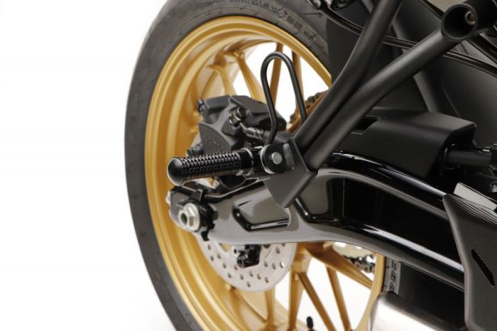 ACTIVE アクティブ ステップバー タンデム側 ブラック KAWASAKI系-1 Z900RS/CAFE '18-'23 ZX-4RR/R SE '23-'24 ZX-25R '21 etc｜motofellow