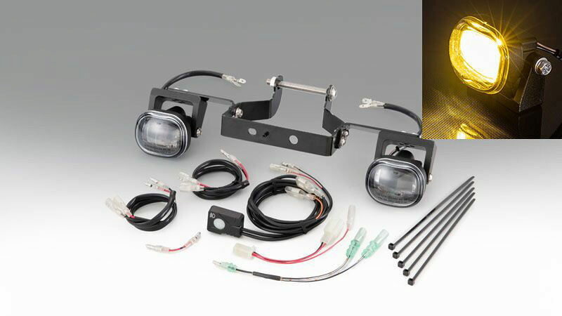 KIJIMA キジマ フォグランプKIT イエローLED スモール クロスカブ110(JA45/JA60) '18-