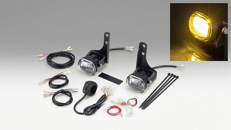KIJIMA キジマ フォグランプKIT イエローLED CRF250L/S RALLY/S(2BK-MD47) '21-