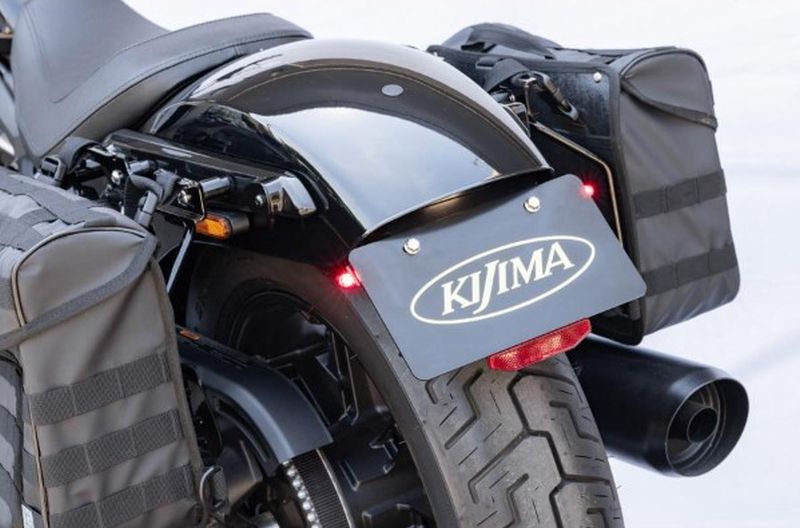 KIJIMA キジマ ライセンスブラケットKIT Nano テール＆ウインカーコンビランプ +ウインカーホ－ルカバー NIGHTSTER (RH975) '22-