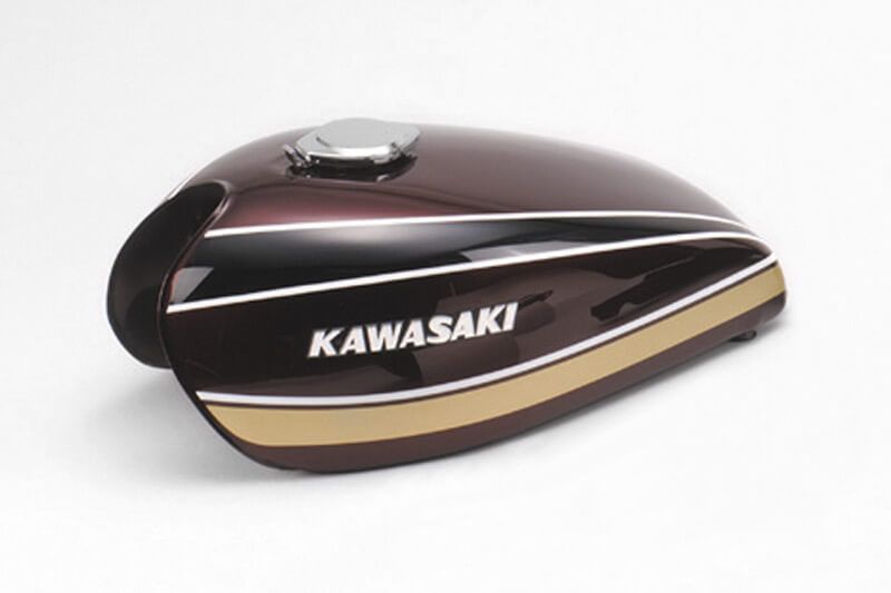 【受注生産3カ月以上】PMC ピーエムシー 玉虫マルーン タンク 16L Z1/Z2 '75|motofellow