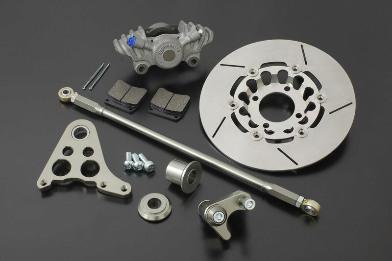 PMC リアフローティングキット CP2696 250φディスクセット インナーローター:シルバー|motofellow