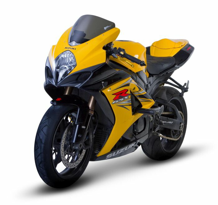 【受注生産 注文約4ヶ月】ZEROGRAVITY ゼログラビティ スクリーン SRタイプ クリア GSXR1000 07-08 (ポジションランプ付車輌専用)|motofellow
