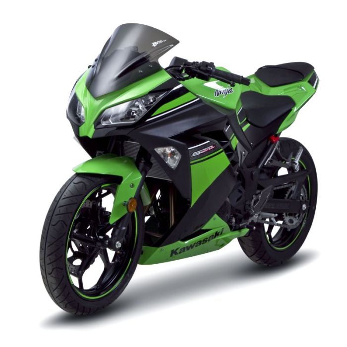 【受注生産 注文約4ヶ月】ZEROGRAVITY ゼログラビティ スクリーン SRタイプ クリア NINJA250/300 13-17|motofellow