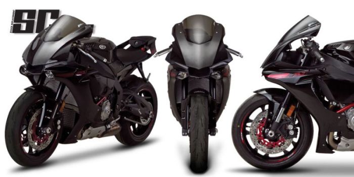 【受注生産 注文約4ヶ月】ZEROGRAVITY ゼログラビティ スクリーン SRタイプ ダークスモーク YZF-R1 15-19/YZF-R1M 15-19
