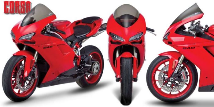 【受注生産 注文約4ヶ月】ZEROGRAVITY ゼログラビティ スクリーン コルサ スモーク DUCATI 1098/S/R/TRICOLORE 07-09/1198/S 09-11