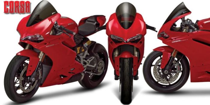 【受注生産 注文約4ヶ月】ZEROGRAVITY ゼログラビティ スクリーン コルサ スモーク DUCATI 1299 PANIGALE 15-17/959 PANIGALE 15-17