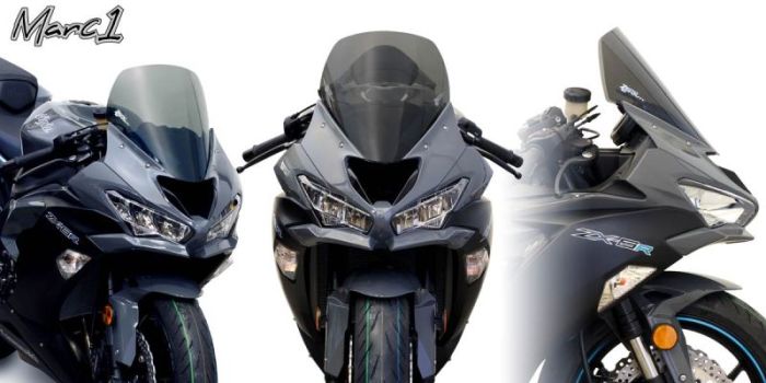 【受注生産 注文約4ヶ月】ZEROGRAVITY ゼログラビティ スクリーン MARC1 クリア ZX-6R 19