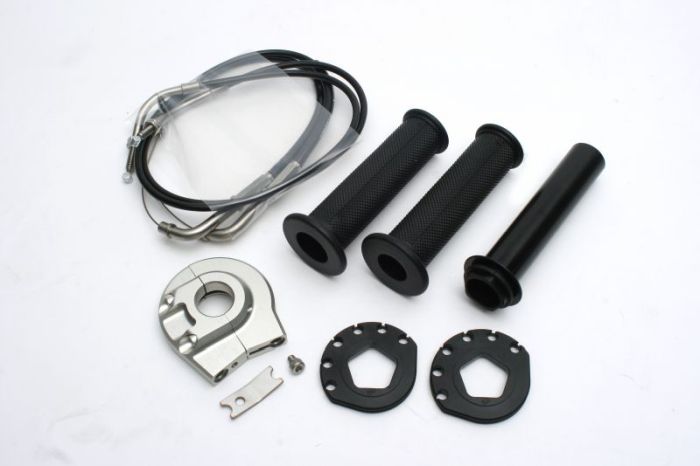 ACTIVE アクティブ ハイスロットルキット TYPE-EVO2 シルバー NINJA250 13-17/Z250 13-18 巻取径φ50/52