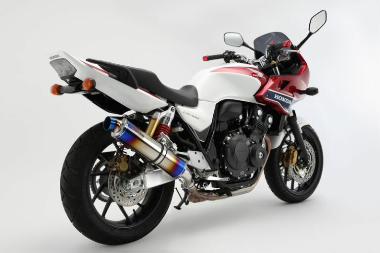 BEAMS ビームス R-EVO-S(サイレント) スリップオンマフラー ヒートチタン CB400スーパーフォア、CB400スーパーボルドール
