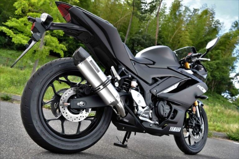 BEAMS ビームス CORSA-EVO II スリップオンマフラー 政府認証 ステンレス YZF-R3｜motofellow