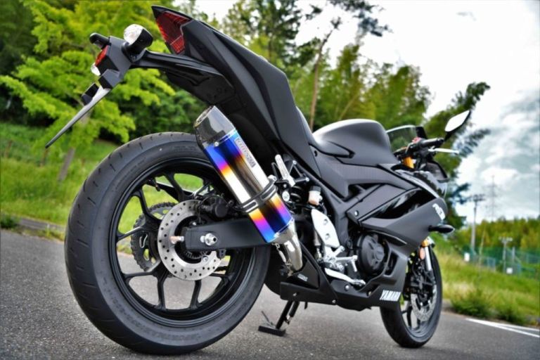 BEAMS ビームス CORSA-EVO II スリップオンマフラー 政府認証 ヒートチタン YZF-R3