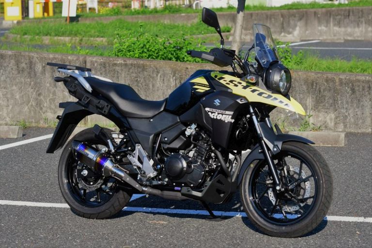 BEAMS ビームス GT-CORSA スリップオン ヒートチタン 政府認証 Vストローム250|motofellow
