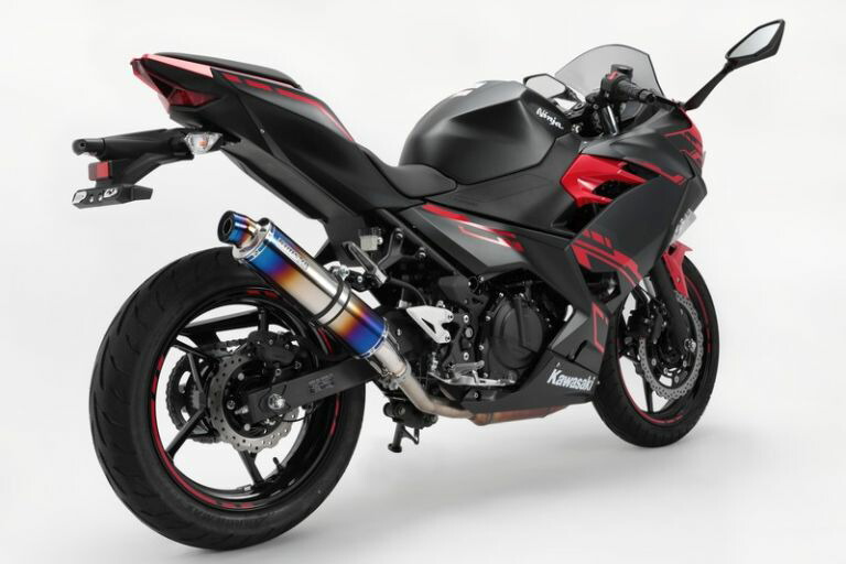 BEAMS ビームス R-EVO スリップオンマフラー ヒートチタン ニンジャ250