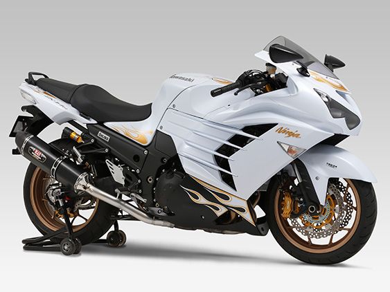 YOSHIMURA ヨシムラ チタン スリップオン R-77Jサイクロン 2本出し TTC(チタンカバー/カーボンエンドタイプ) ZX-14R