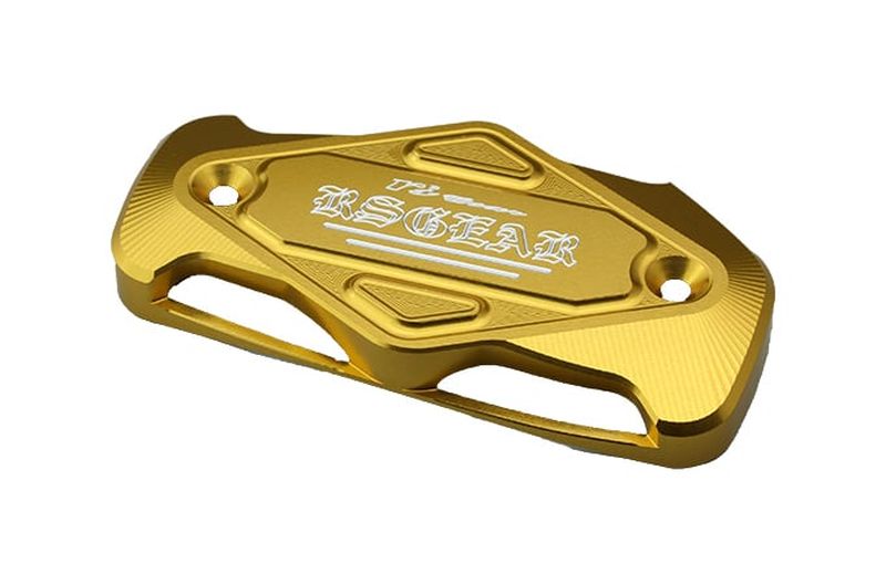 r's gear アールズギア マスターシリンダーガード028S クラシックゴールド スズキ車両：59669-23H00 ブレーキ側