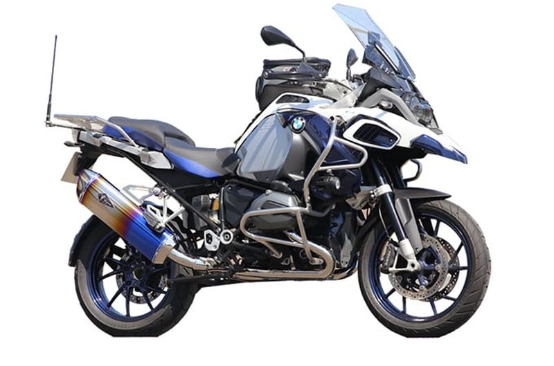 r's gear アールズギア リアルスペック シングル チタンドラッグブルー 水冷R1200GS('13-'18) GS-ADV('14-'18)