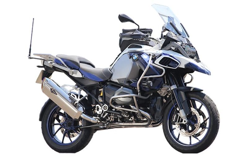 r's gear アールズギア リアルスペック シングル チタンポリッシュ 水冷R1200GS('13-'18) GS-ADV('14-'18)