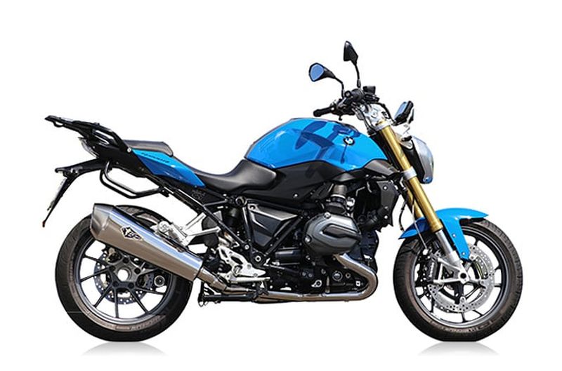 r's gear アールズギア リアルスペック S/O シングル チタンポリッシュ 水冷R1200RS/R '15-'19｜motofellow