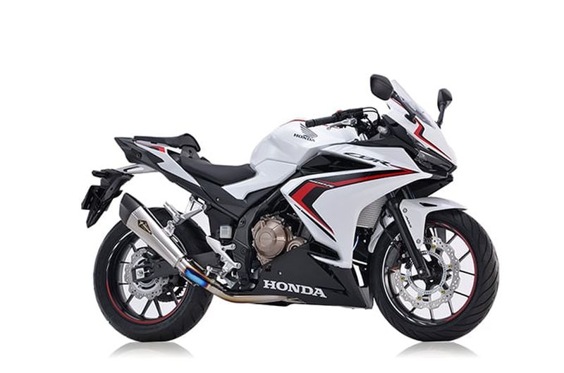 r's gear アールズギア リアルスペック チタンフルエキゾースト シングル Type R チタンポリッシュ CBR400R '16-'18/'19-'21