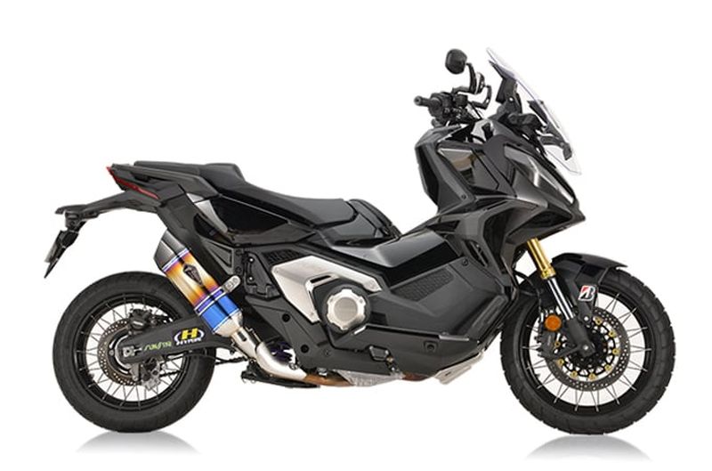 r's gear アールズギア リアルスペック スリップオン チタンドラッグブルーカーボンエンド X-ADV ('17～全年式対応)