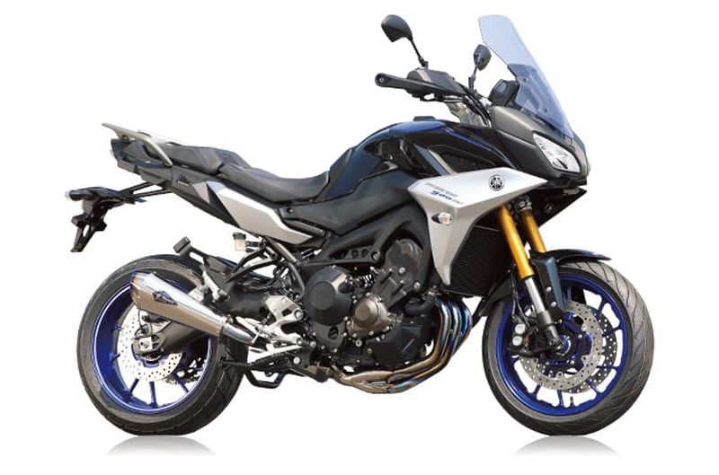 r's gear アールズギア リアルスペック シングル チタンポリッシュ(チタンエンド) MT-09/TRACER,TRACER900/GT