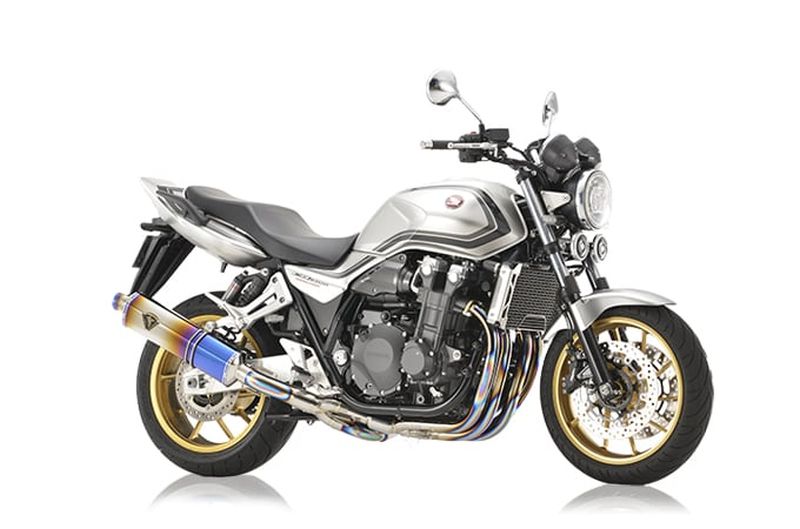 r's gear アールズギア ワイバンR シングル Sタイプ チタンドラッグブルー CB1300SF/SB '21- (8BL)
