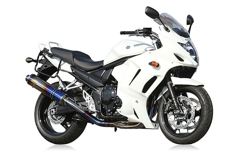 r's gear アールズギア ワイバン シングル チタンポリッシュ BANDIT1250/S/F '07-'18｜motofellow